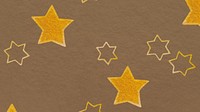 Gold star paper desktop wallpaper