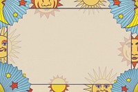 Crayfish party lantern frame background