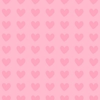 Pink heart pattern background, cute love