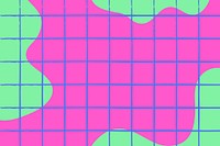 Neon pink green shape background