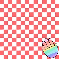 Pride hand illustration background, love wins