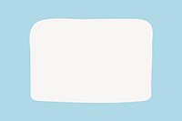 White square border frame vector