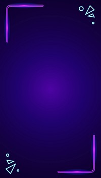 Neon purple border iPhone wallpaper