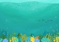 Environment underwater ocean background