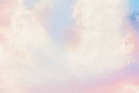 Beautiful cloudy pastel sky background