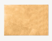 Brown envelope collage element psd