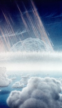 Falling asteroid mobile wallpaper. Remixed by rawpixel. 