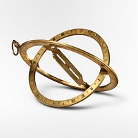 Universal ring sundial (18th century), by Jonathan Sisson. Original public domain image from The MET Museum.  Digitally enhanced by rawpixel.