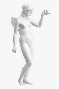 Nude Greek Goddess statue, vintage sculpture by Walter Runeberg. Remixed by rawpixel.