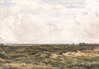 Near Caistor (1889), vintage nature illustration by Thomas Collier. Original public domain image from Yale Center for British Art.  Digitally enhanced by rawpixel.