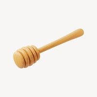 3D honey dipper, element illustration