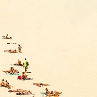 Summer beach background. Remixed by rawpixel. 