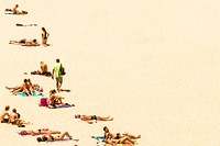 Summer beach background. Remixed by rawpixel. 