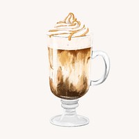 Cream coffee, aesthetic design resource