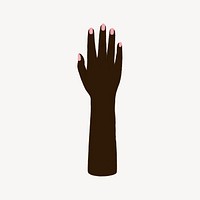 Woman hand, African American, diversity