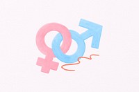 Gender equality aesthetic illustration background