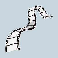 Film strip, entertainment illustration vector