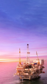 Oil industry phone wallpaper