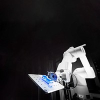 Industrial robot background