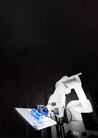Industrial robot background