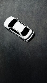 White sedan car phone wallpaper