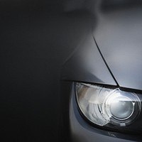 Car's headlight closeup background