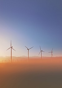 Wind turbine background