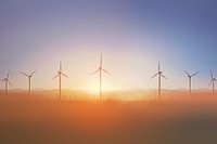 Wind turbine background