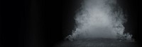 White smoke, black blog banner