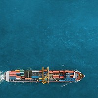 Cargo ship background