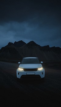 White SUV car mobile wallpaper