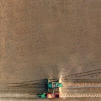 Combine harvester background