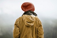 Jacket & beanie mockup, Autumn fashion psd