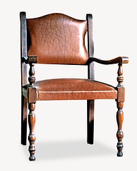 Old chair isolated image