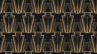 Art deco patterned desktop wallpaper, Gatsby era 