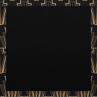 Art deco diamond frame background, vintage pattern