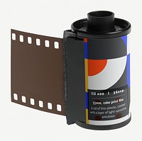 35mm camera film  mockup psd