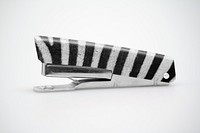 Realistic striped stapler, office stationery