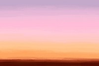 Sunset gradient landscape background painting