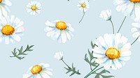 Watercolor chamomile desktop wallpaper