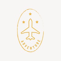 Air travel outline icon isolated design