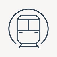 Train transportation illustration vector