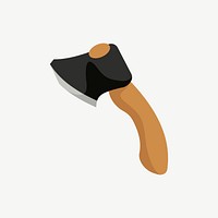 Axe  design element psd. Free public domain CC0 image.