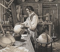 James Wilson, the Vermont globe-maker, Bradford, Vermont, 1810 (between 1900 and 1943) by Roy Frederic Heinrich