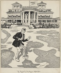 The president at the summer White House (1916) by John T McCutcheon and John T  John Tinney McCutcheon