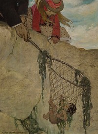 He felt the net very heavy (1916) by Jessie Willcox Smith