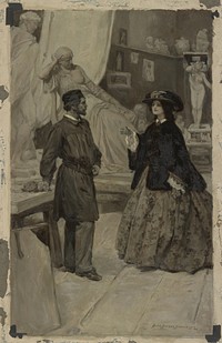 Will you be my friend indeed? (1900) by Alice Barber Stephens