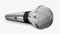 Microphone isolated image on white
