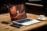 Laptop screen mockup psd