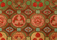 Traditional Japanese flower background.  Remixed by rawpixel.